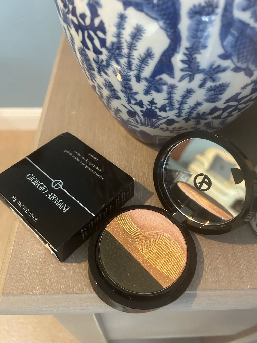 Giorgio Armani Trio Eyeshadow Compact —Sunset NEW